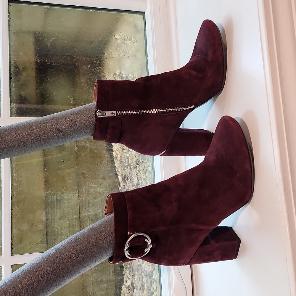 **PRICE DROP**  Calvin Klein, Suede Booties. Size 7